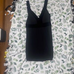 White House Black Market Strapless Black Dress